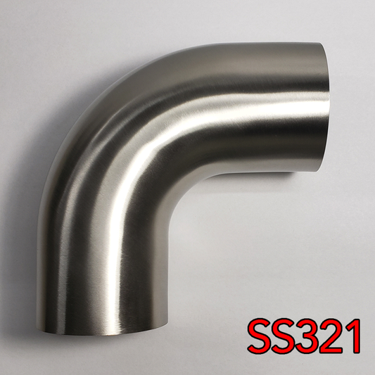 Stainless Bros 1.75in SS321 90 Deg Mandrel Bend Elbow - 1D Radius (Leg)