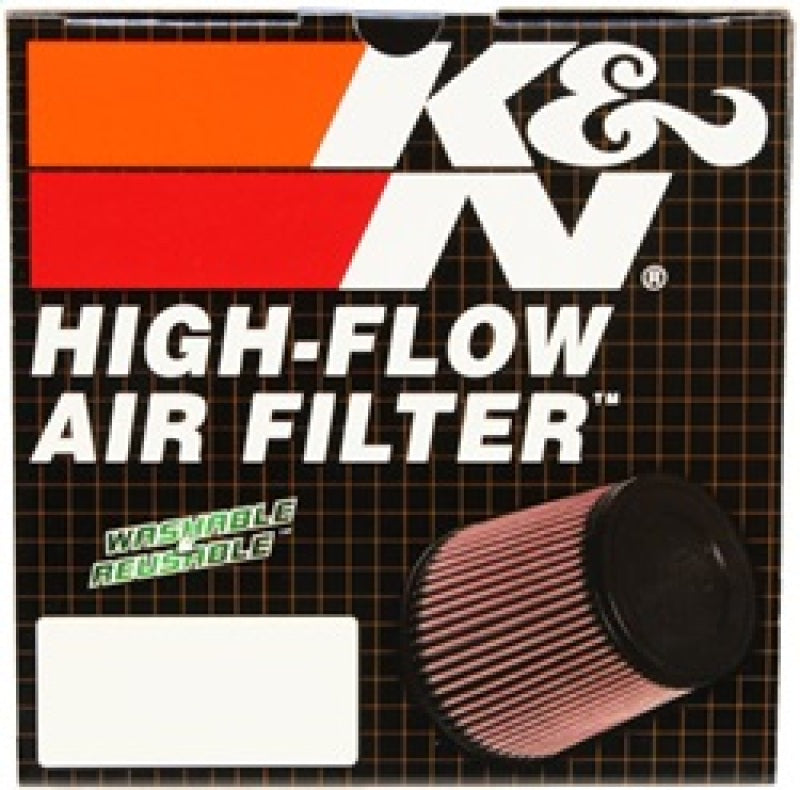 K&N Universal Rubber Filter-Round Tapered 3in Flange ID x 6in Base OD x 6in Top OD x 5in H