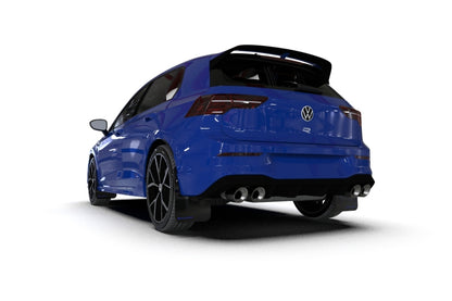 Rally Armor 22-24 VW MK8 Golf GTI/R Red UR Mud Flap w/White Logo