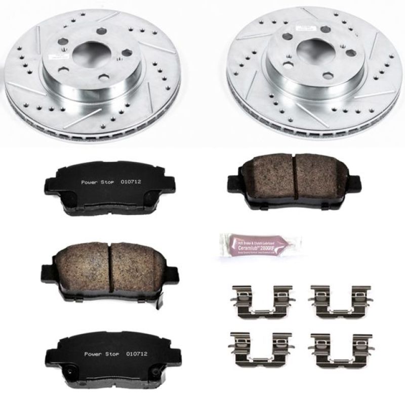 Power Stop 04-09 Toyota Prius Front Z23 Evolution Sport Brake Kit