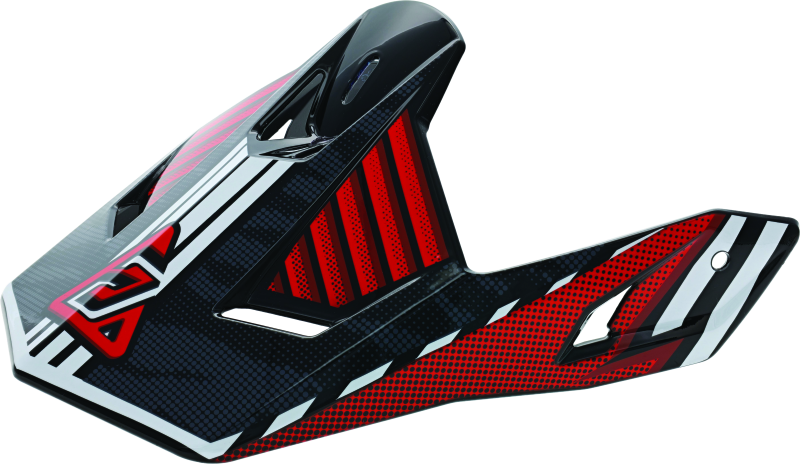 Answer AR3 Rapid Visor - Red/Black/White