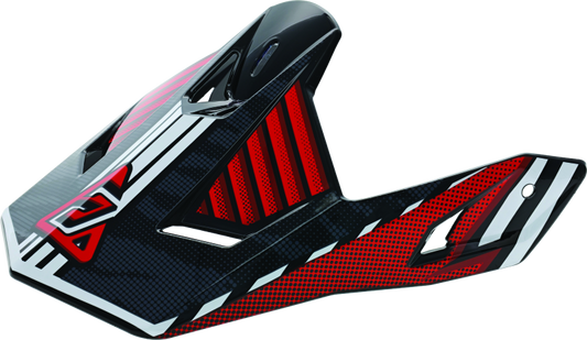 Answer AR3 Rapid Visor - Red/Black/White