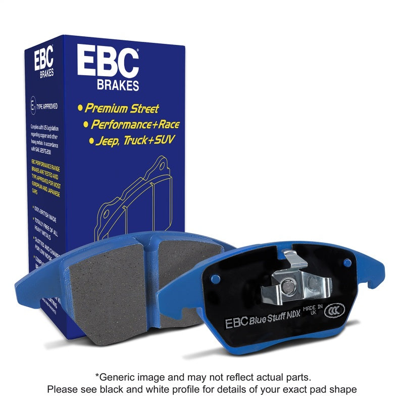 EBC 16-21 Fiat 124 Spider 1.4T Bluestuff Rear Brake Pads