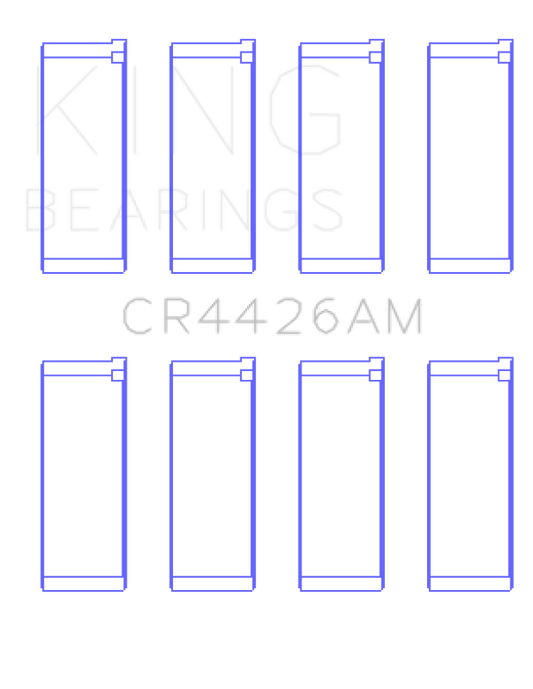 King Engine Bearings Renault R12 (Size +0.25mm) Connecting Rod Bearing Set