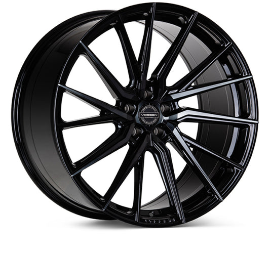 Vossen HF-4T 22x10.5 / 5x120 / ET38 / Deep Face / 72.56 - Double Tinted - Gloss Black - Left Wheel