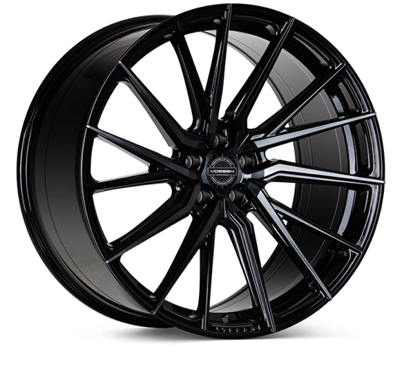 Vossen HF-4T 20x8.5 / 5x112 / ET40 / Flat Face / 66.5 - Tinted Gloss Black - Left Wheel