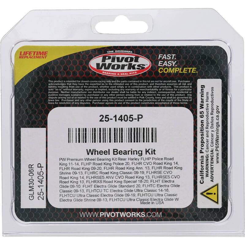 Pivot Works Pw Premium Wheel Bearing