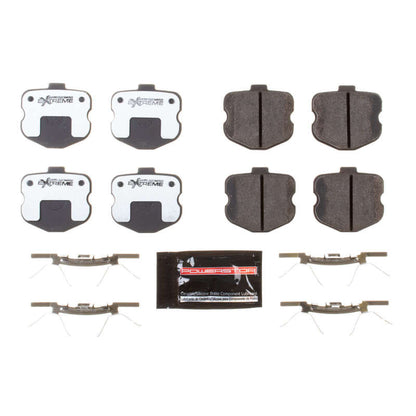 Power Stop 06-13 Chevrolet Corvette Rear Z26 Extreme Street Brake Pads w/Hardware