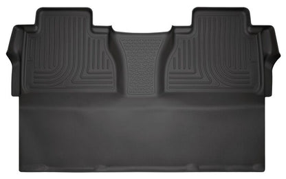 Husky Liners 14-15 Toyota Tundra CrewMax Cab Pickup Weatherbeater Black 2nd Seat Floor Liners