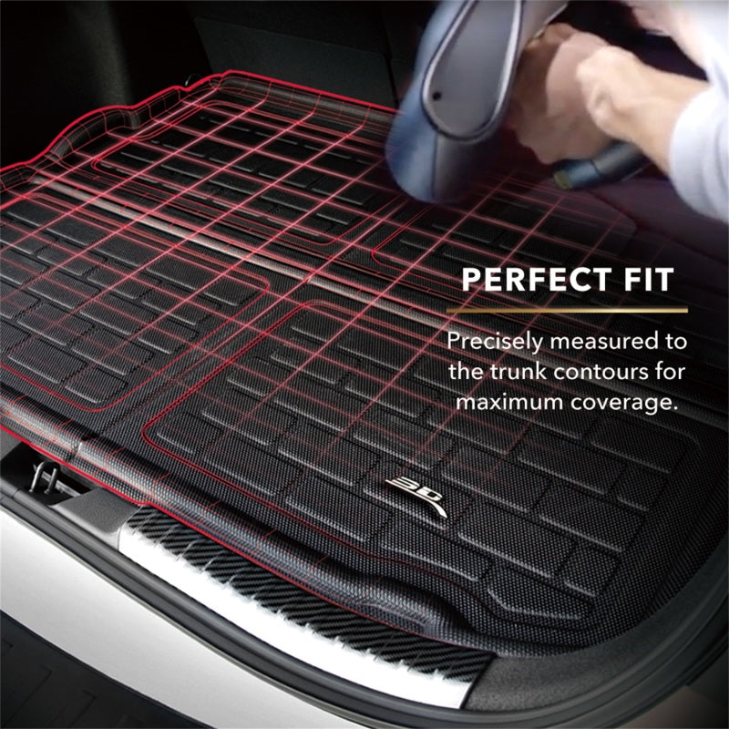 3D MAXpider 2016-2019 Chevrolet Cruze Sedan Kagu Cargo Liner - Black