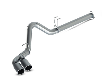 MBRP 2015 Ford F250/350/450 6.7L 4in Filter Back Dual Single Side Exit 5in Tips T409 Exhaust