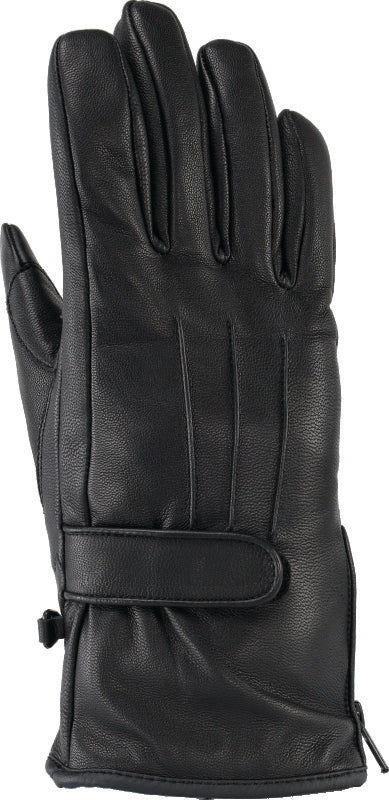 Kuryakyn Leather By River Road Taos Cold Weather Gloves Black Womens - Medium