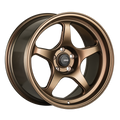 Konig Hyperspec 15x7 4x100 ET35 Matte Bronze Wheel (Knurled Bead)
