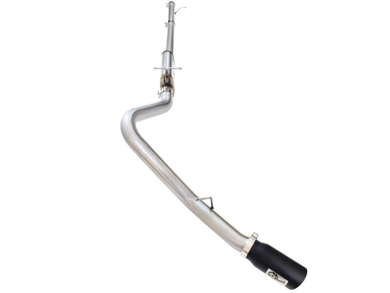 aFe MACHForce XP Exhaust 3in-3.5in SS Single Side Ext CB w/ Black Tip 99-04 Ford F150 V8 5.4L/6.8L