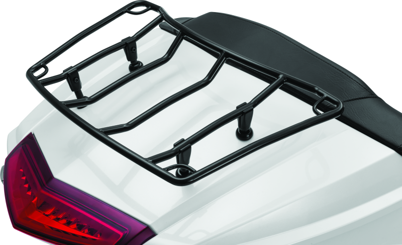 Kuryakyn Trunk Luggage Rack Adjustable Gloss Black