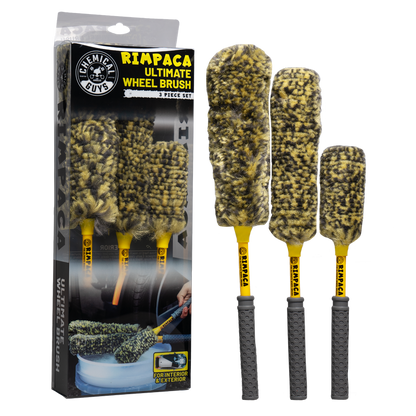 Chemical Guys Rimpaca Ultimate Wheel Brush Set - 3 Pcs