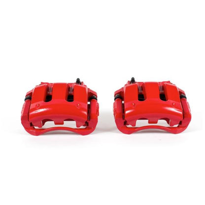 Power Stop 11-14 Ford Mustang Front Red Calipers w/Brackets - Pair