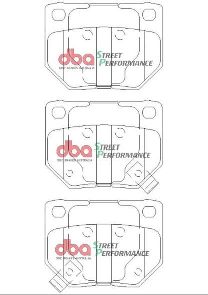 DBA 06-07 Subaru WRX SP500 Rear Brake Pads