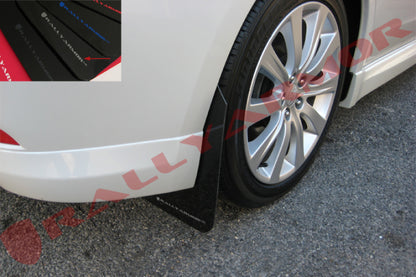 Rally Armor 08-10 Subaru WRX / 08-11 Impreza 2.5i (Hatch/Sedan) Black UR Mud Flap w/Silver Logo