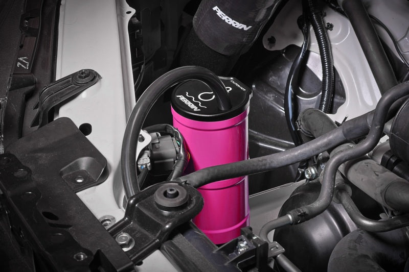 PERRIN 02-25 Subaru WRX / 04-21 STI / 13-26 BRZ/GR86/FRS/86 Coolant Overflow Tank - Hyper Pink