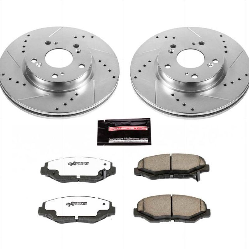 Power Stop 2013 Acura ILX Front Z26 Street Warrior Brake Kit