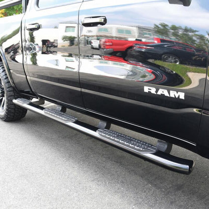 Westin 19-22 RAM 1500 CC 5ft7in. Bed (Excl. Classic) PRO TRAXX 5 W2W Oval Nerf Step Bars - Black