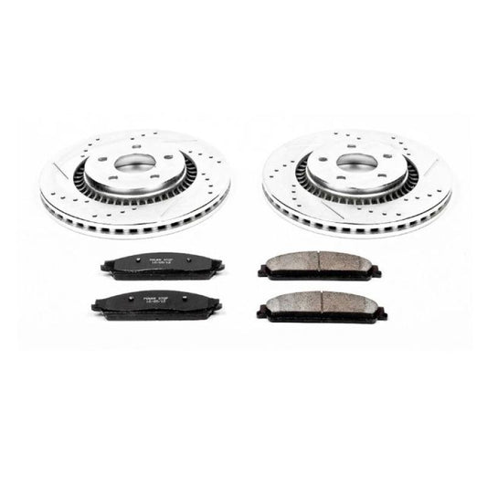 Power Stop 05-07 Ford Five Hundred Front Z23 Evolution Sport Brake Kit