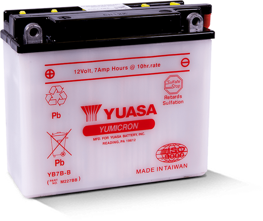 Yuasa YB7B-B Yumicron 12 Volt Battery