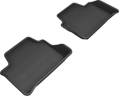 3D MAXpider 2019-2020 BMW 3 Series (G20) Kagu 2nd Row Floormats - Black