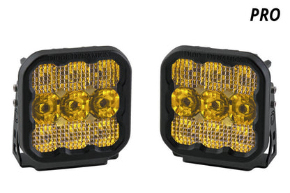 Diode Dynamics SS5 LED Pod Pro - Yellow Driving (Pair)