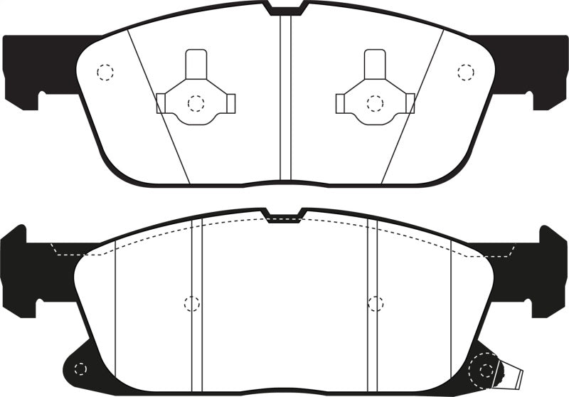 EBC 2016+ Lincoln Continental (10th Gen) 2.7L Twin Turbo Ultimax2 Front Brake Pads