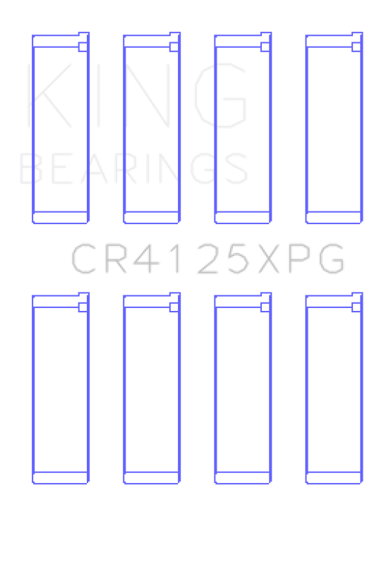 King Subaru EJ20/EJ22/EJ25 (Suites 52mm Journal Size) Tri-Metal Perf Rod Bearing Set - Size +.026mm