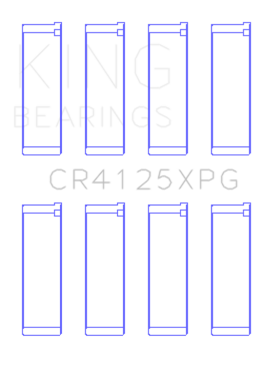King Subaru EJ20/EJ22/EJ25 (Suites 52mm Journal Size) Tri-Metal Perf Rod Bearing Set - Size +.026mm