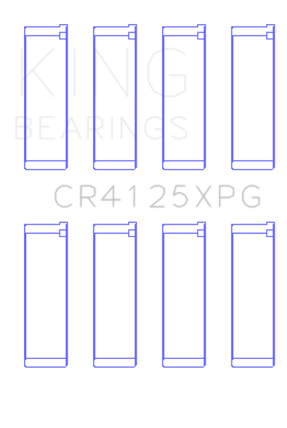 King Subaru EJ20/EJ22/EJ25 (Suites 52mm Journal Size) Tri-Metal Perf Rod Bearing Set - Size STDX