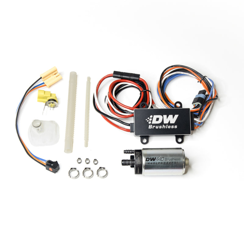 DeatschWerks DW440 440lph Brushless Fuel Pump Single/Dual Controller & Install 11-14 Ford Mustang GT