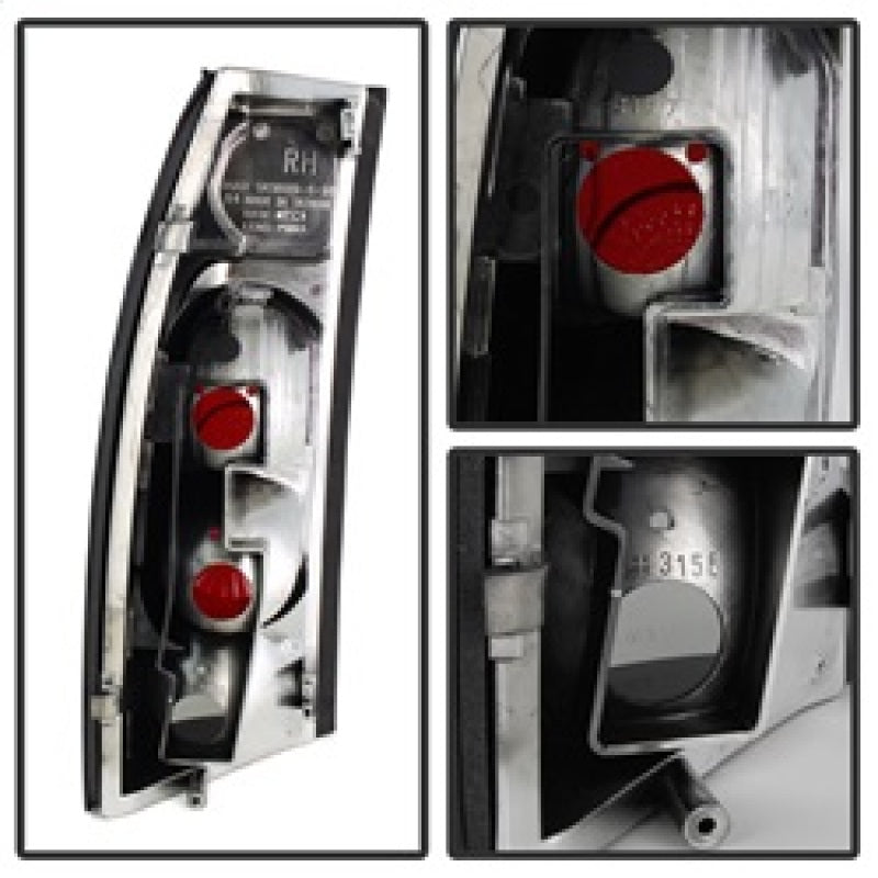 Spyder Chevy C/K Series 1500 88-98/GMC Sierra 88-98 G2 Euro Tail Lights Blk Smke ALT-YD-CCK88G2-BSM