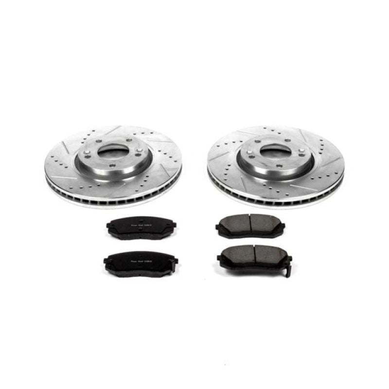 Power Stop 10-15 Hyundai Tucson Front Z23 Evolution Sport Brake Kit