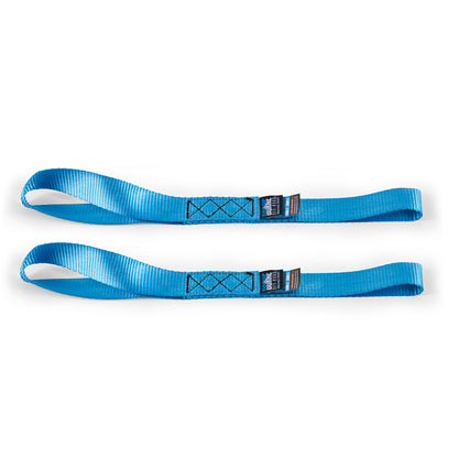 Borne Off-Road Heavy-Duty Ratchet Tie-Down Kit (2-Pack) - Blue