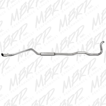 MBRP 88-93 Dodge 2500/3500 Cummins 4WD ONLY Turbo Back Single Side Exit Alum Exhaust System