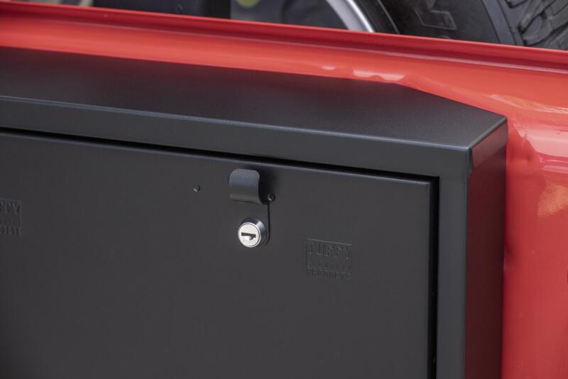 Tuffy Jeep Wrangler Tailgate Lockbox W/Keyed Lock