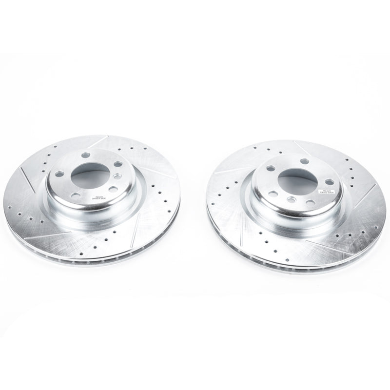 Power Stop 14-16 BMW 228i Rear Evolution Drilled & Slotted Rotors - Pair