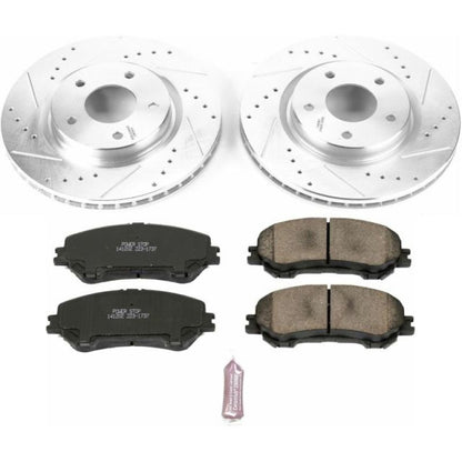 Power Stop 14-19 Nissan Rogue Front Z23 Evolution Sport Brake Kit