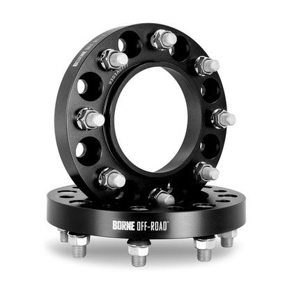 Borne Off-Road Wheel Spacers 8x180 124.1 38.1 M14 Black