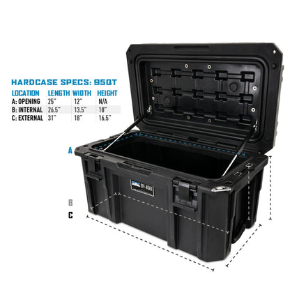 Borne Off-Road Hard Case 95QT Black