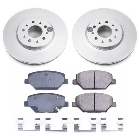 Power Stop 16-18 Buick Envision Front Z17 Evolution Geomet Coated Brake Kit