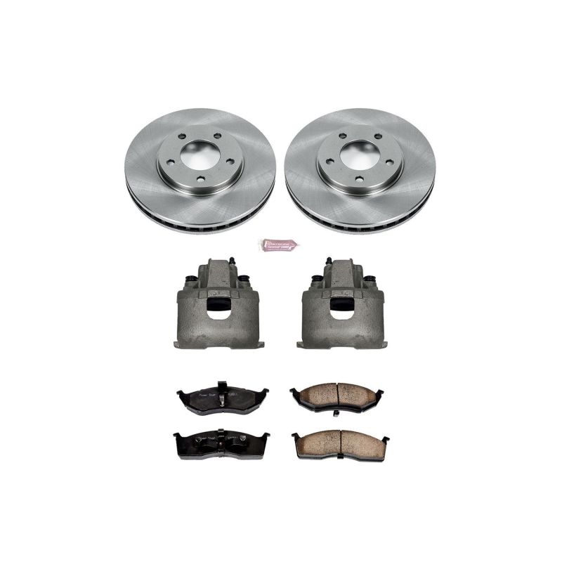 Power Stop 1996 Chrysler Town and Country Front Autospecialty Brake Kit w/Calipers