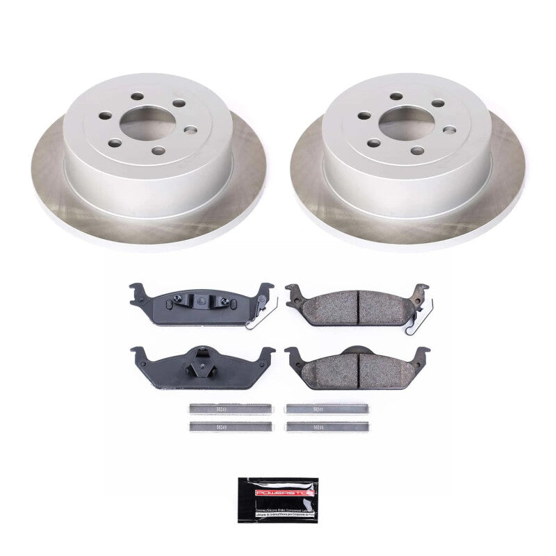 Power Stop 03-04 Dodge Dakota Rear Semi-Coated Rotor Kit