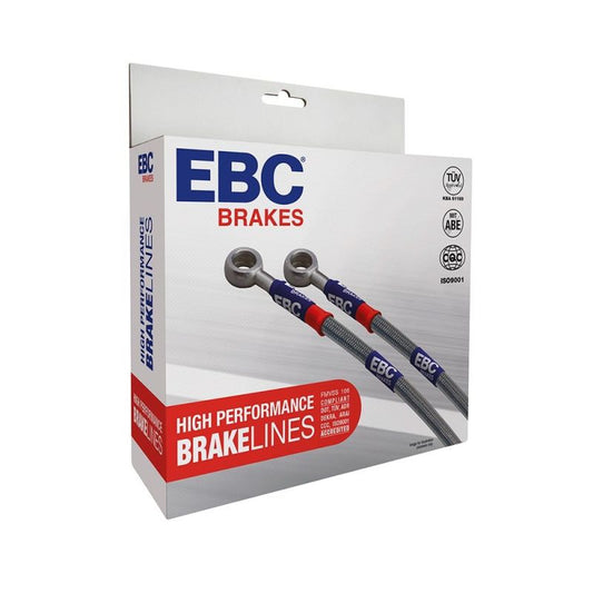 EBC 08-13 Chevrolet Silverado 1500 (2WD) (w/Rear Drums w/o 2in Ext) Stainless Steel Brake Line Kit