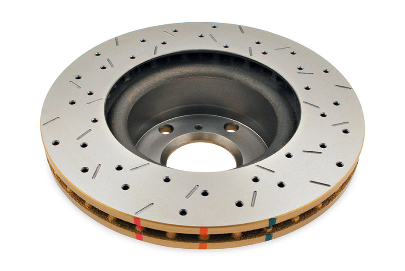 DBA 14-21 Volkswagen GTI (w/Perf Pkg 310mm Rear Disc) Rear 4000 Series Drilled & Slotted Rotor