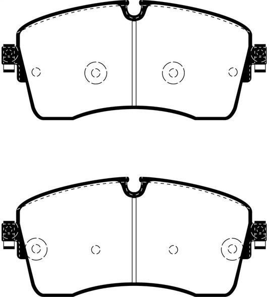 EBC 2018+ Jaguar E-Pace 2.0L Turbo (246) Yellowstuff Front Brake Pads